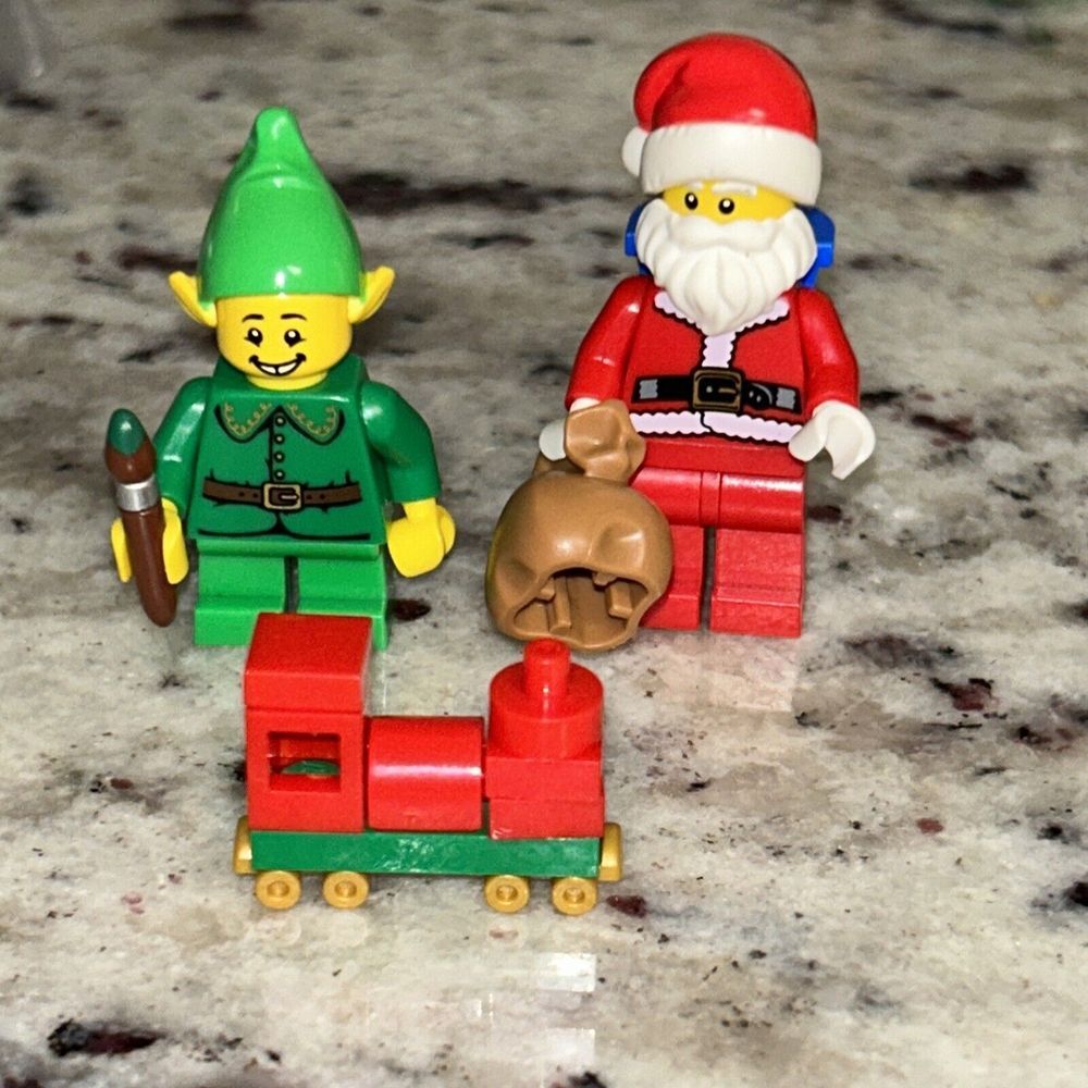LEGO CMF‎ Series 11 Holiday Elf & Santa Christmas Minifigure - col169